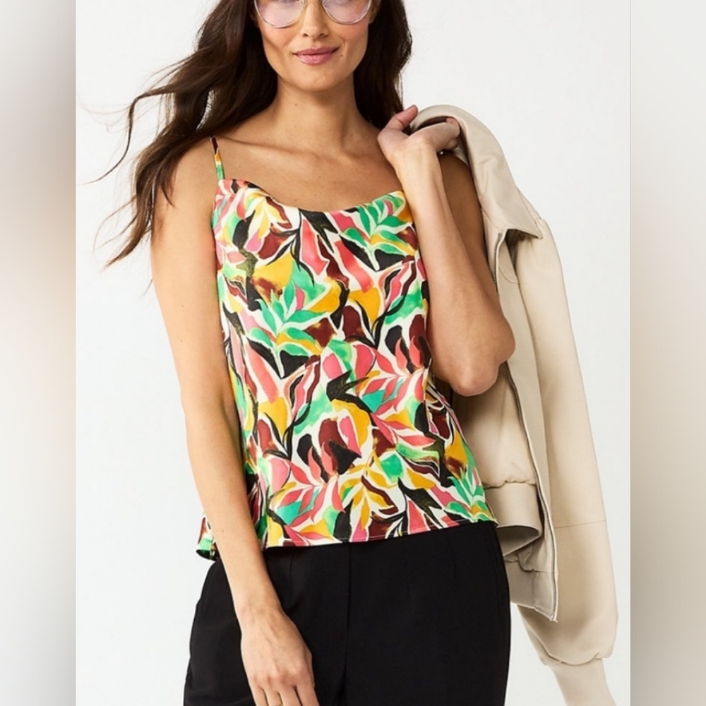 Nine West Satin Cowl Neck Cami